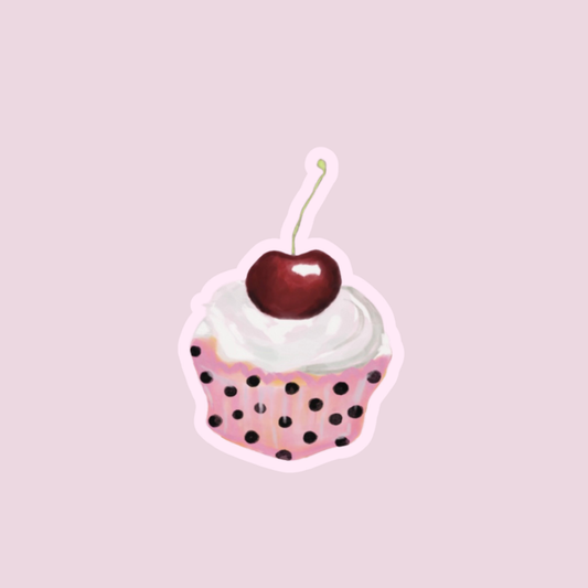 Cupcake Dots Sticker