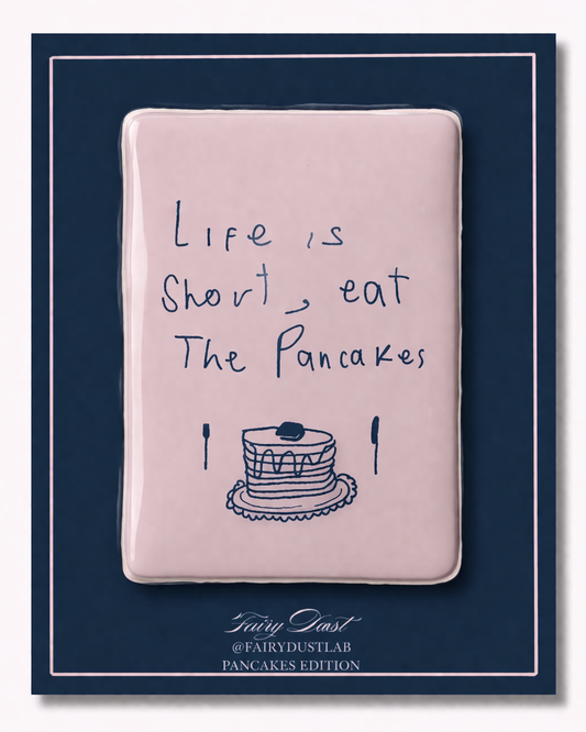Eat the Pancakes Resin Sticker